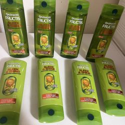 Garnier Fructis Sleek &Shine  4 Shampoo And4 Conditioner bundle $20