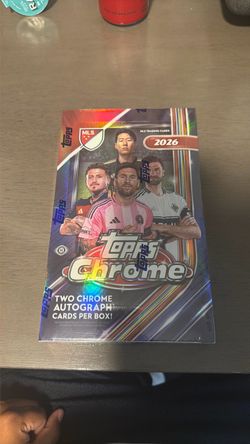 Topps Chrome 2026 MLS Hobby Box