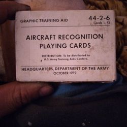 Army Training Cards 