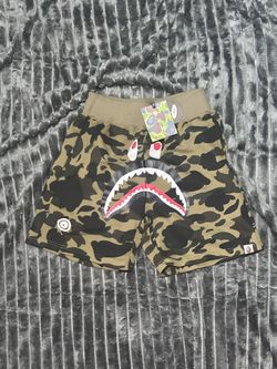 Green Bape Camo Shorts