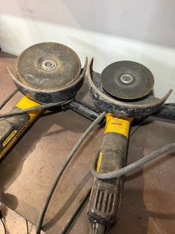 DeWalt 7” Angle Grinders – Lot of 2