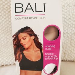 Bali 2pk wirefree bras color white/nude size small dfsm88