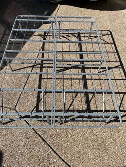 full size folding metal bed frame