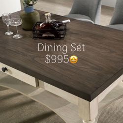 NEW COUNTER HEIGHT DINING SET