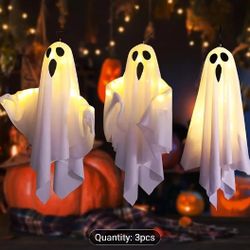 3 PCS Outdoor Decor Gloving Halloween Hanging