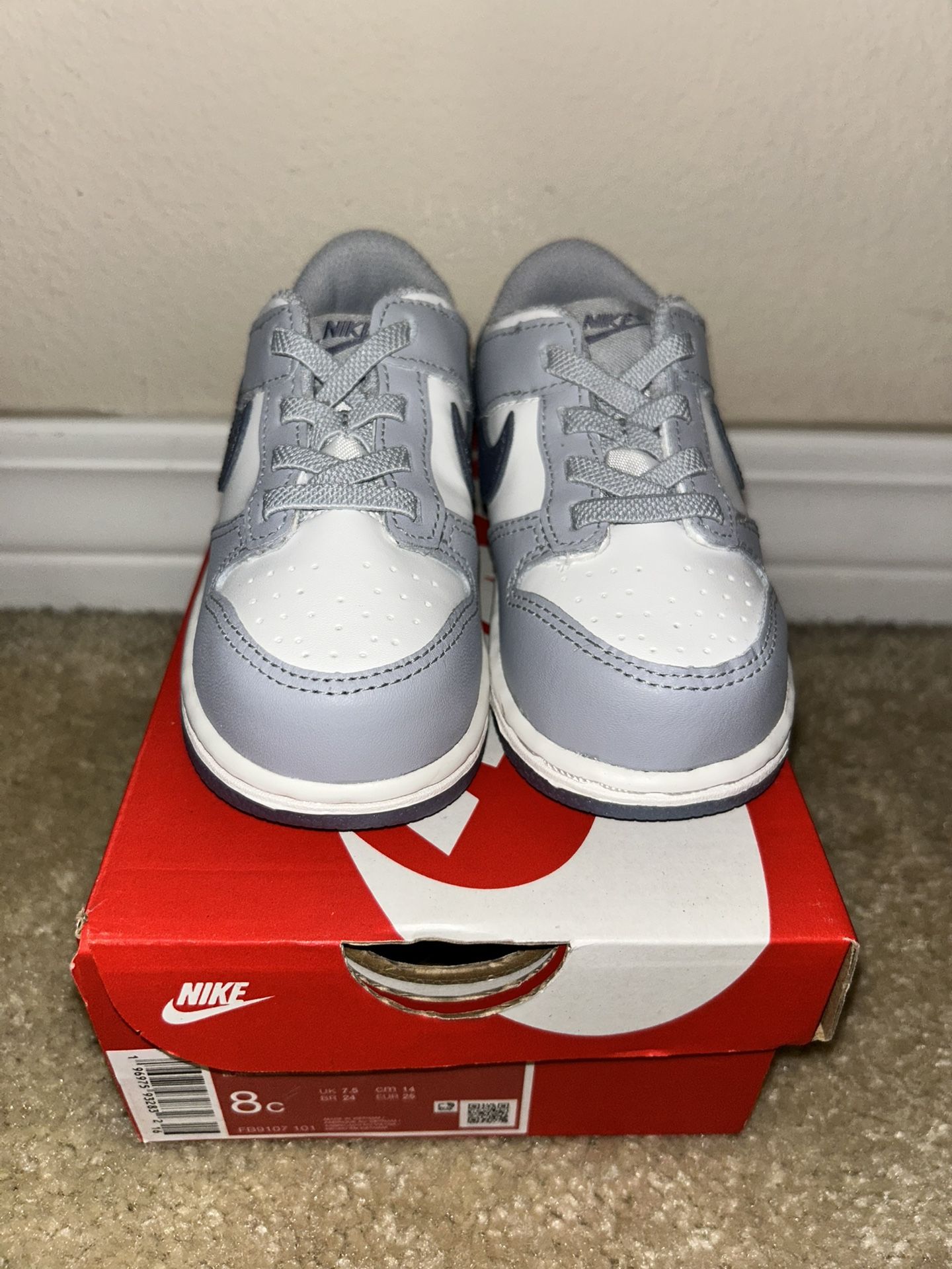 Light Carbon Dunks Size 8c