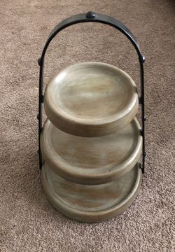 3 tier tray