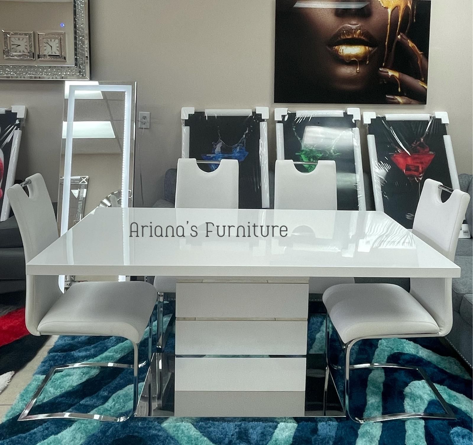 New Dining Table Set 63x35