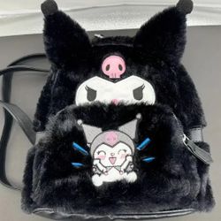Kuromi Mini Backpack 8" New