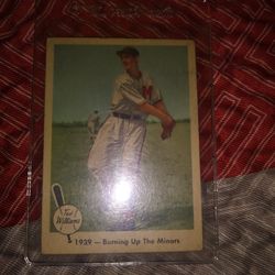 1939-Burning Up The (Minors) - 1959 Fleer Ted Williams