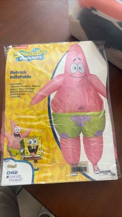 Kids Patrick inflatable costume