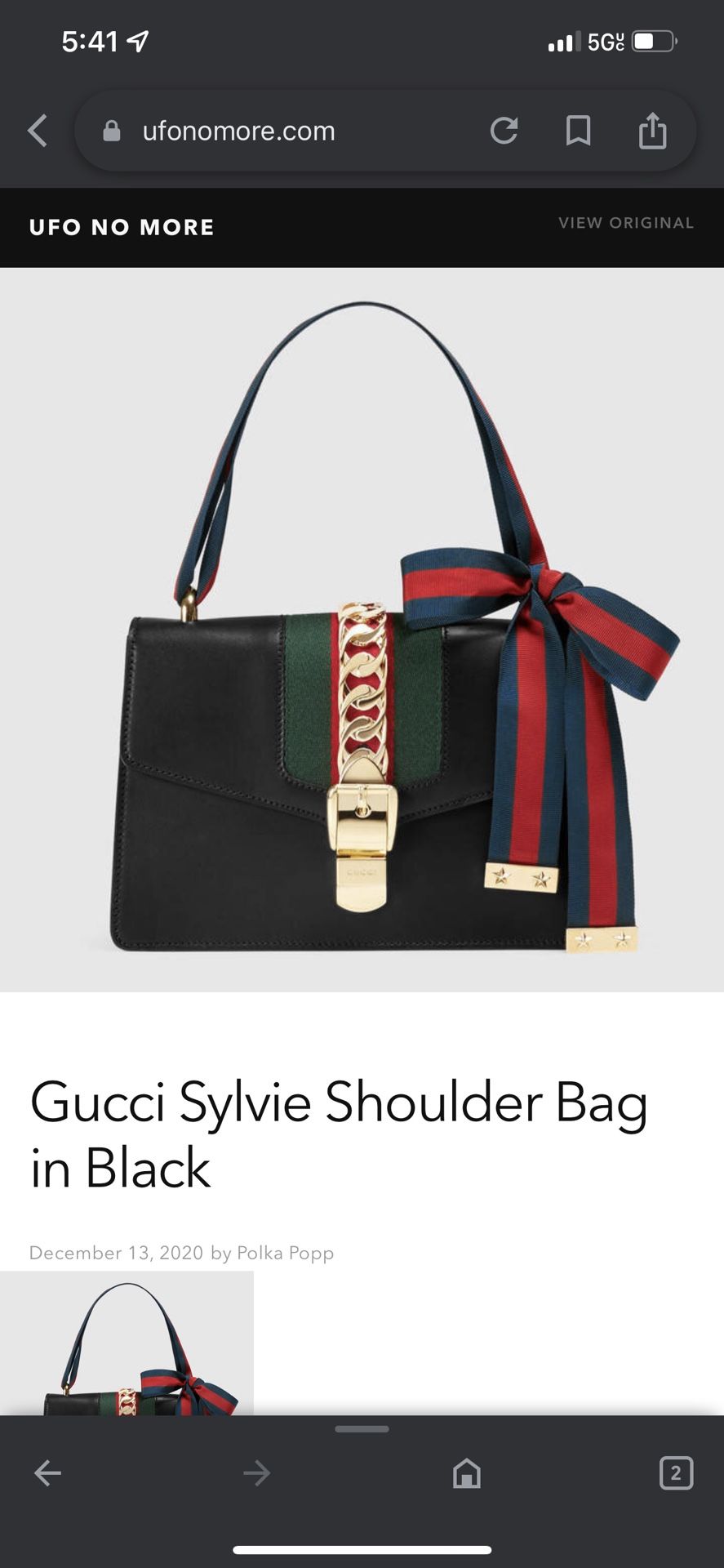 Gucci Sylvie Shoulder Bag 