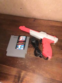 Nes Game With Zapper Gun
