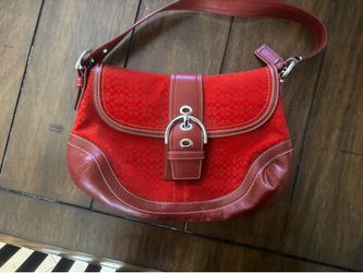 Red Soho Vintage Coach Purse