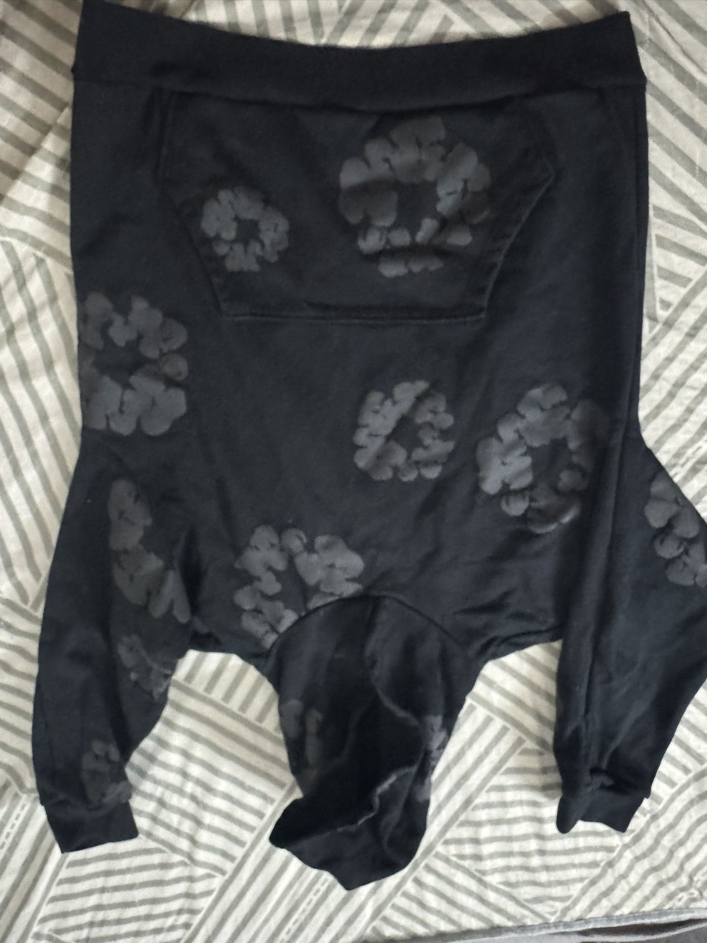 Denim Tear Hoodie Black