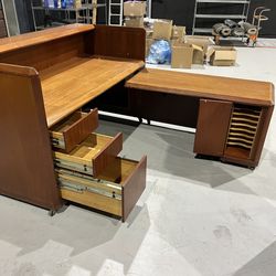 Wooden Reception Desk