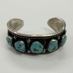 silver .925 Turqoise cuff Link
