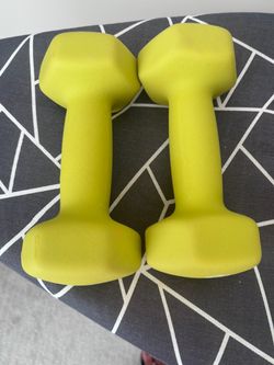 5 lb Dumbbell Pair – Like New Neoprene Hand Weights