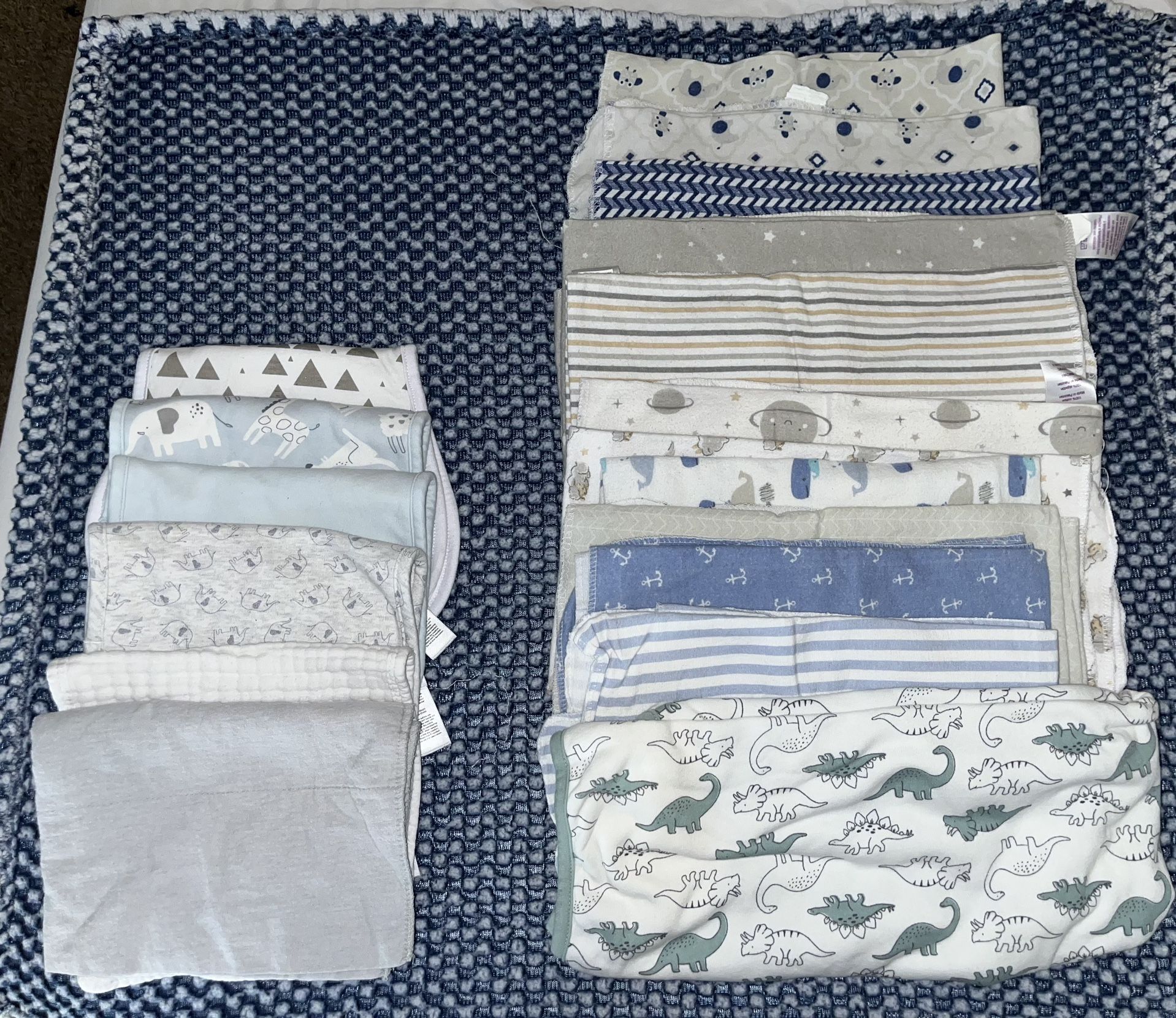 Baby Burp Cloth & Receiving Blankets