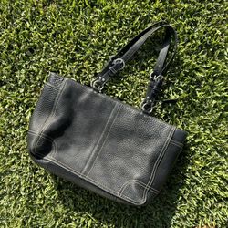 Coach Black Leather Tote