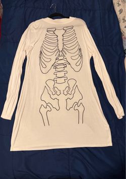White Skeleton Dress - Used Size 16 (fits like 2X)