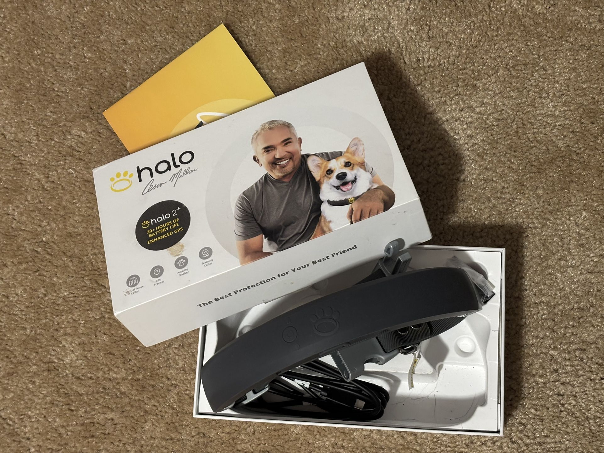 Halo 2+ GPS Large Dog Collar — In Original Box, Like New Condition