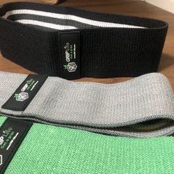 PREMIUM GRIP Life Hip Booty Bands Fabric Resistance Bands for Gym Home Workout (Set of 3)
