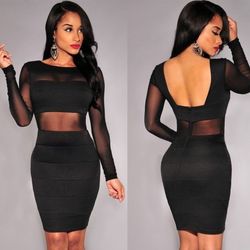 Black Bandage Dress 