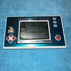 Nintendo Game & Watch Donkey Kong Jr. DJ-101 in Blue/Silver