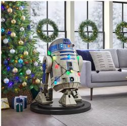 Home Depot Star Wars 3.5 ft Animated LED R2-D2 Animatronic NIB