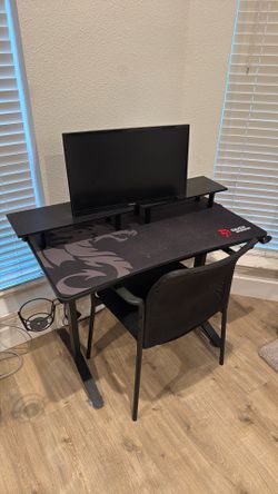 Gaming Desk And Monitor