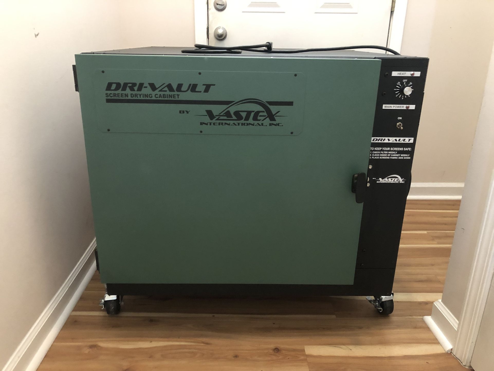 Vastex Screen Drying Cabinet