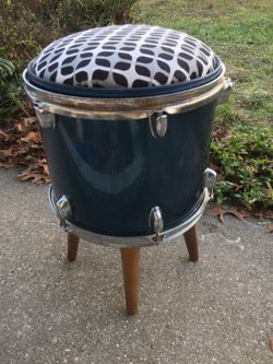 Stool made from a drum
