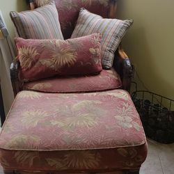 Armchair And Ottoman 
