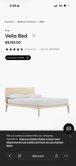 Design Within Reach Zella Bed With Mattress
