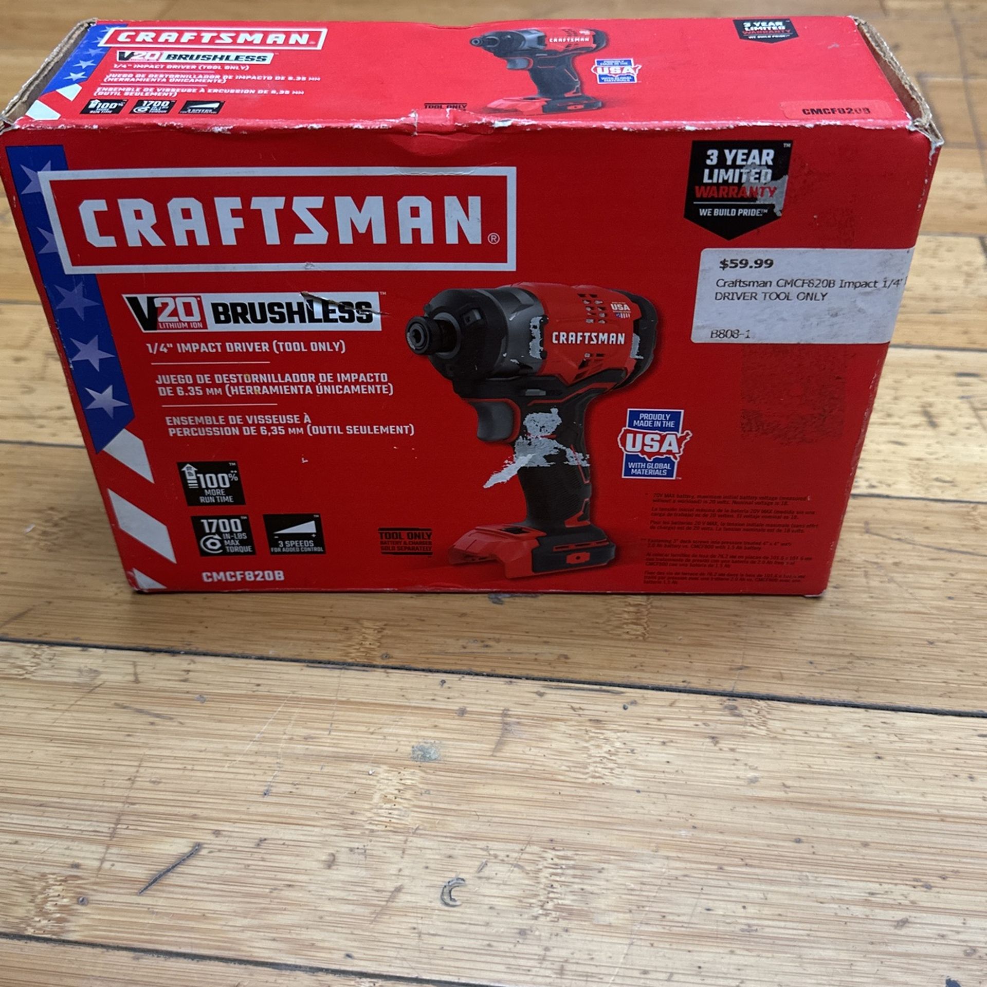 Craftsman 20v Impact Driver TOOL ONLY