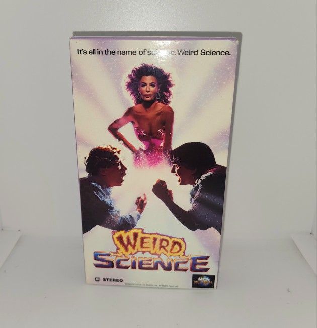 Vintage 80s VHS tape movie Weird Science... excellent condition
