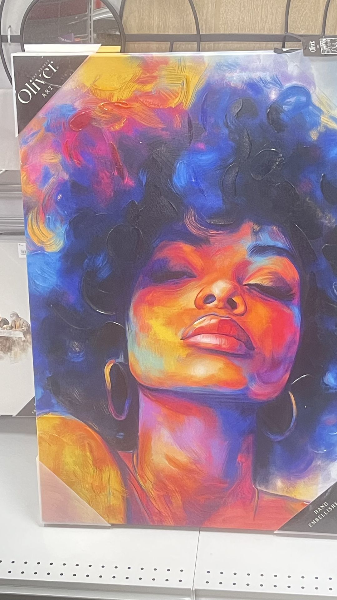 Wall Art Oliver Art Miami “have A Soulful Day” Hand Embellished