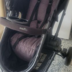 Baby Stroller- Black, Grey