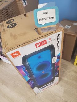 🚀  DJ Pad, LED Lights & Huge Bass for $5 Down! -JBL PartyBox 1000 - Bluetooth Speaker 