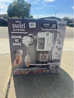 Brand New Sealed Ninja Swirl by CREAMi NC701 – 13-in-1 Soft Serve & Ice Cream Maker