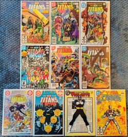 New Teen Titans & Vigilante 10-Issue Key Lot (Bronze/Copper Age DC)