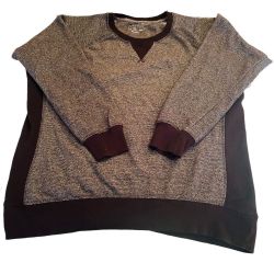 Jachs by Jachs Gray Marled Crewneck Sweatshirt Size L