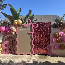 Balloon Decor Party Wall Backdrop