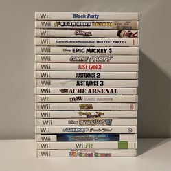 Nintendo Wii Game Lot