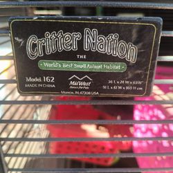 HUGE Critter Nation, bird/hamster cage. Model 162 (Fully Loaded)
