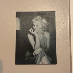Marilyn Monroe Black And White Fram