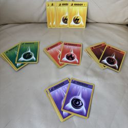 Pokemon Base set WOTC Energy Cards! 