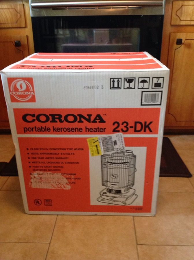 Corona 23-DK Portable Kerosene Heater (New-Box Never Opened)