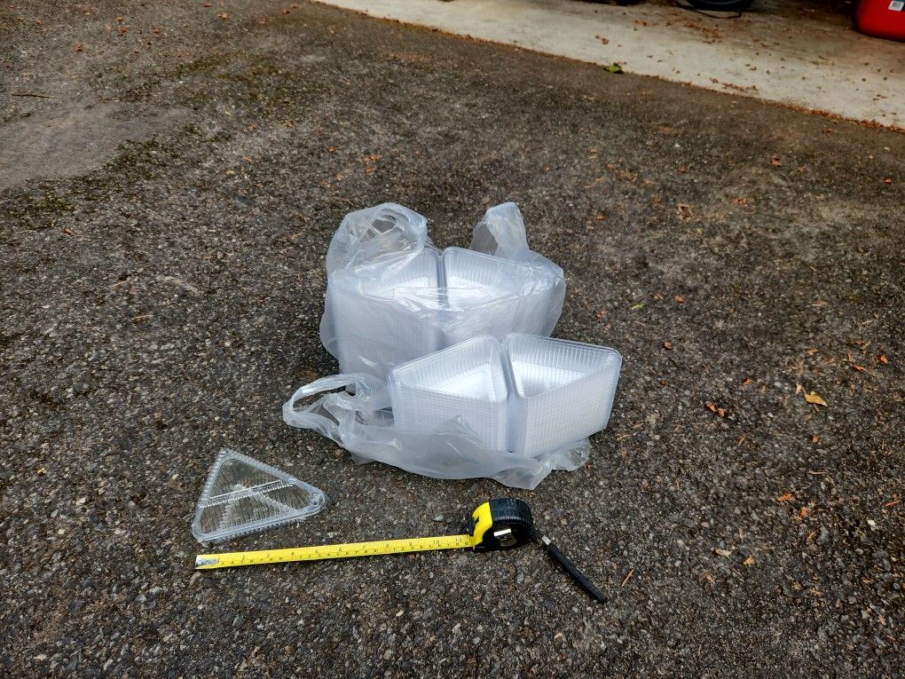 100+ Plastic Pie Containers Brand New Single Use